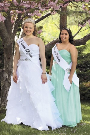 Oroville May Festival Queen Kylee  Davis and Princess Bethany Roley invite everyone to this year’s May Festival starting with the  Queen’s Coronation on Friday at 7 p.m. at Oroville High School. The majority of the festival’s activities will be Saturday, including the Grand Parade  which starts at 10 a.m. Teresa Hawkins/submitted photo