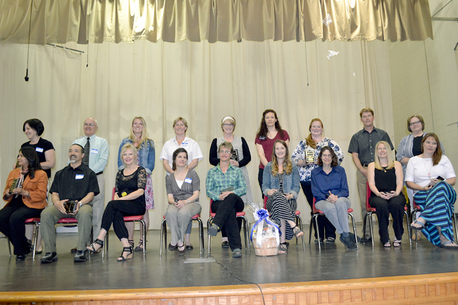 Certified and classified employees from the North Central Washington Educational Services District were honored at the 30th Annual Okanogan County Excellence in Education Banquet on May 7 in Tonasket. Submitted  photo