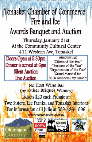 Tonasket Chamber Banquet Poster 2016
