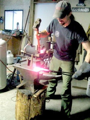 Salem Straub will be on History Chennels' "Forged in Fire" on Tuesday, Feb. 23 at 10 p.m. Folks are gathering at the Kuhler in Tonasket for the show.