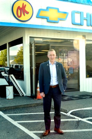 Lance Knopp, the new owner of OK Chevrolet in Tonasket. Katie Teachout/staff photo
