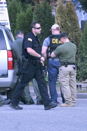 Among the Oroville officers participating were Officer Deis (above) Officer Koutelieris, and Oroville Police Chief Todd Hill.  