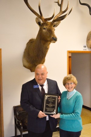 Submitted photo Sen. Shelly Short and Mark Pidgeon, Hunters Heritage Council President.