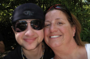 Cody Meyer and his mother Tina.