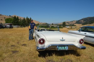Walt and Vicky Hart of Oroville took second place for this 1957 T-Bird Walt called his "combat pay."