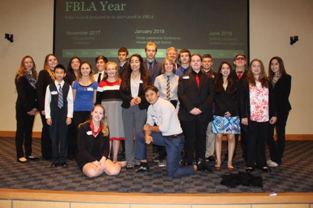 Submitted photos Dressed for success, Oroville Junior/Senior High School members pose for a group photo at FBLA Fall Leadership Conference at Big Bend Community College in Moses Lake this on Wednesday, Nov. 1.