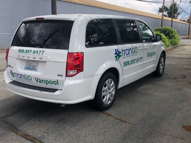 Submitted photo One of the three six-passenger mini-vans given to TranGo by the Washington State Department of Transportation. TranGo is now looking for riders for vanpools.