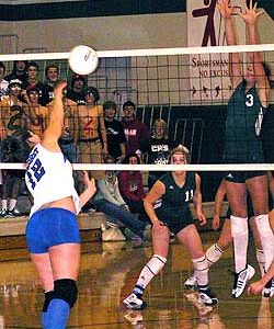 The Lady Tigers traveled to Chelan to take on the Lady Mountain Goats last Tuesday, Oct. 23, but were unable to change the fortunes of the league-leading team.Tiger Coach Nellie Kirk said it’s hard to play the team that hasn’t lost as your last league