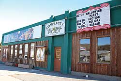 The Tonasket Community Cultural Center’s front, as seen from Western Avenue. The center recently received a Bill and Melinda Gates Foundation grant.