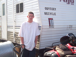 Photo by Charlene HelmTyler Caulkin of Odyssey Recycle in Omak says the company will pay cash for many non-ferrous materials, including brass, copper and aluminum.