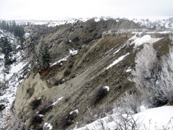 A view of part of Eagle Canyon locate east of Tonasket. Aproposed development would be near this area a