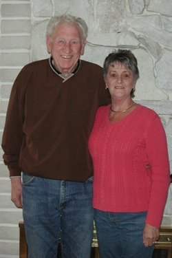 864a Leonard Hedlund and his wife Donna, in their home in Tonasket. Hedlund, who owned Hedlund Chevrolet for almost 36 years, recently retired and sold his dealership to Tony Booth.
