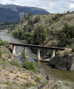 Jeremy Cook of Oroville and Odessa, Wash. jumped from the trail bridge over the Similkameen River last Friday. His body was found two miles down river on Monday, according to Sheriff Frank Rogers. Photo by Gary DeVon