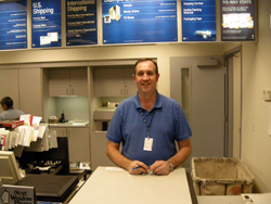 1074a New Oroville Postmaster Dwight Grimmer Photo by Gary DeVon