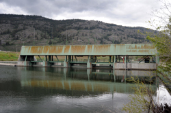 1304a Zosel's Dam near the lumber mill of the same name on the Okanogan River in Oroville, will holding back water because of the predicted drought in the Canadian Okanagan Valley. The decision to store water on Lake Osoyoos was made at a recent meeting of the