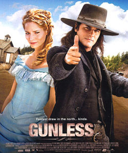 ‘Gunless’ was filmed in Osoyoos in the summer of 2009. The western film showcased Osoyoos and the film production helped to boost the local economy, providing revenue for hotels, building material suppliers, restaurants and many other businesses It al