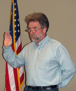 Scott Olson is the newly appointed member of the Tonasket City Council after being chosen by the council during their meeting Tuesday, Oct. 12 to fill former council member Joyce Fancher's vacant seat. Photo by Emily Hanson