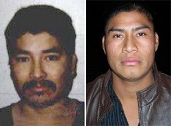 2009a Bernadino Valle-Padilla (left) and Nikolas Perez-Patistan. OCSO photo