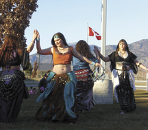 Troupe Masarrat dancing at "Join Me at the Bridge" in 2010.