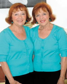 2533a Doris Reynolds and Dee Patterson are this year's Oroville May Festival Grand Marshals. The identical twins say they are proud and excited to be the Grand Marshals and look forward to the May Festival festivities. Photo by Gary DeVon