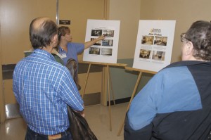 Before-and-after photos highlighted part of the changes to the second floor of the facility.