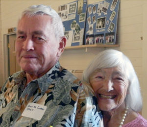 Judy Colfelt with her husband Amos who proceeded her in death.