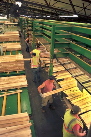 Gary De Von/staff photos Stockpiles of lumber at Oroville Reman & Reload. The company’s footprint in Oroville has grown by 11 acres in the past two years and continues to grow with a recent purchase of more land that they hope to develop for their wood products production. Gary DeVon/staff photo