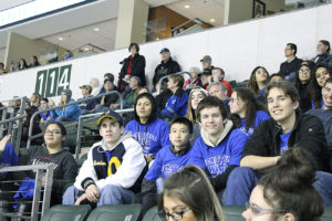Some of the Oroville Students at the Wenatchee Wild Day for FBLA, including (l-r) Alexia Morales, Darian Range, Geraldo Castillo, Leo Chen, Michael Lewis, Gwen Hankins and Jamen Griffin.