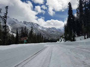 WSDOT photo Week one of the clearing of SR20/North Cascades Highway saw the west side crew within ten miles of Rainy Pass