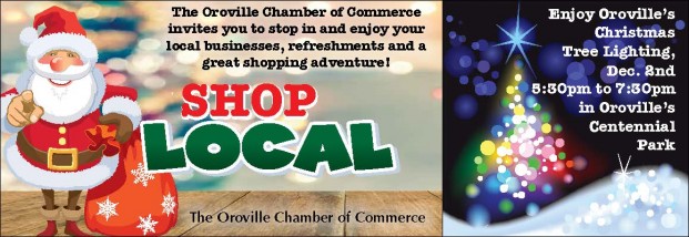 Oroville Chamber Shop ad