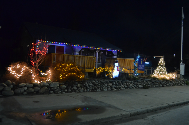Photo by Katie Teachout The Tonasket Visitor and Business Resource Center next to City Hall on Whitcomb Ave will be the site of many Winterfest activities this year, along with additional activities throughout town.
