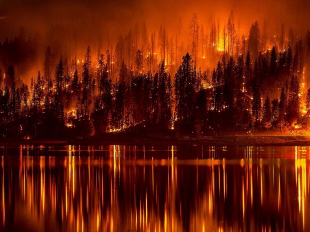 John Marshall/submitted photo The devastating Tumwater Fire.