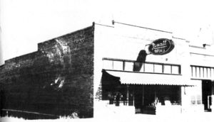 From All Roads Lead to Tonasket by Henry Colbert and Elva Helm."The Rexall store was built by Tom Martin, probably in the early 30's. Martin sold the store to Jerry Funk in 1955. Funk. Then Roy Curtis bought it from Funk in 1955. Roy's brother Lloyd joined him in 1958 and developed a partnership..."