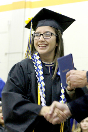 Missy Martinez walked away with several scholarships with a grand total of $89,200 towards her college education. 