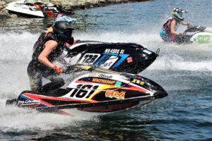Roger Harnack/Statesman-Examiner. Trinity Klecker from Cathlamet, Wash., racing in Pateros during Apple Pie Jamboree.