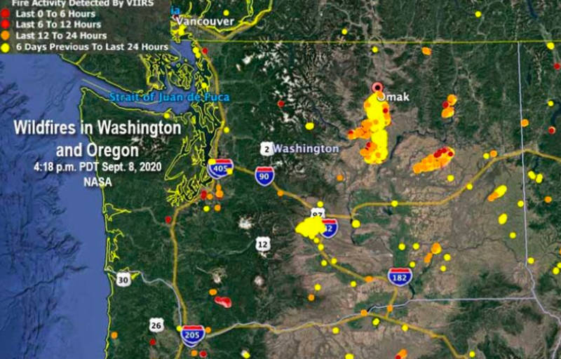 The 189,592 acre Cold Springs Fire is now 80 percent contained