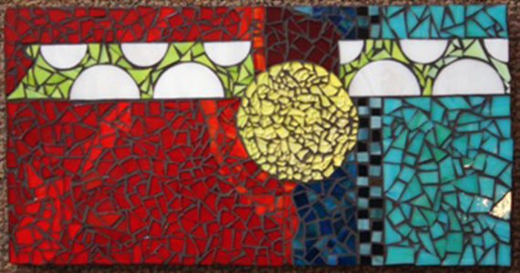 Submitted photos
A sample of some of the glass mosaic art being created at the Art on the Line center in Oroville.
