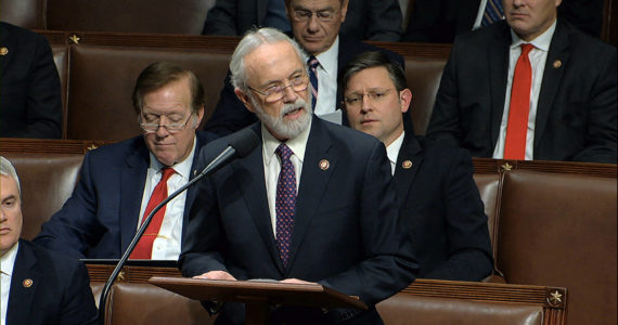 Rep. Dan Newhouse, R-Wash. announces he will vote for the Articles of Impeachment against President Donald Trump. Seen here arguing against Impeachment during Trumps first Impeachment hearing. (File Photo)