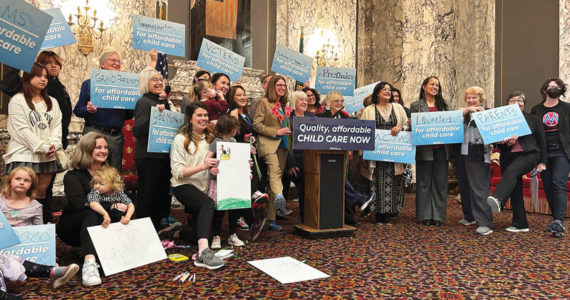 Sen. Patty Murray, D-Washington, joined with supporters in Olympia to celebrate passage of a $1.85 billion increase in federal funding for the Child Care and Development Block Grant. The increase was part of a large appropriations bill adopted in December.