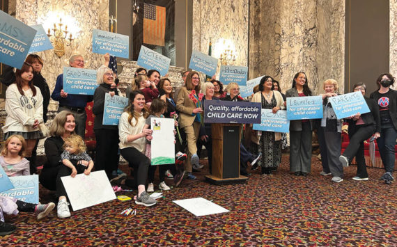Sen. Patty Murray, D-Washington, joined with supporters in Olympia to celebrate passage of a $1.85 billion increase in federal funding for the Child Care and Development Block Grant. The increase was part of a large appropriations bill adopted in December.