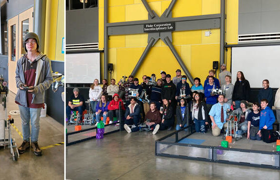 Darley and DeFord shine at CWU Robotics Tourney
