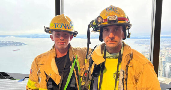 Brian Lee and James Gasho of the Tonasket Fire Department.
Submitted photos