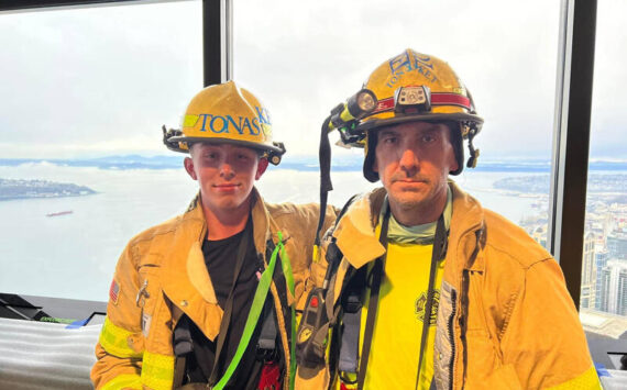 Brian Lee and James Gasho of the Tonasket Fire Department.
Submitted photos