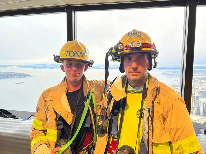 Brian Lee and James Gasho of the Tonasket Fire Department.
Submitted photos