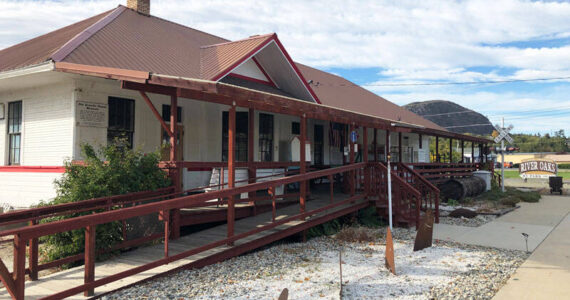 Work is underway getting the Oroville Depot Museum and Visitor Information Center (VIC) ready for opening day which coincides with May Festival, the second Saturday of the month, May 13. Members of the Okanogan Borderlands Historical Society are working on a new museum display which includes civic, fraternal and service organizations that existed in the North County prior to 1950.
<em><sub>Gary DeVon/staff photo </sub></em>