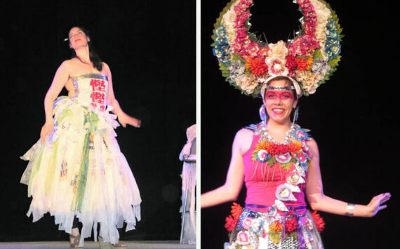 Green Okanogan Recycling is presenting their lively and entertaining Trashion Show on Saturday, April 22 at the Tonasket CCC. The fundraiser features dinner, an auction and the main event a fashion show of trash and recyclable haute couture. <em>Submitted photos </em>