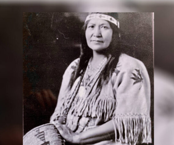 Christine Quintasket or Hum-ishu-ma, better known by her author name, Mourning Dove, was the first Native American woman to publish a novel west of the Rockies. Photo courtesy Borderlands Historical Society