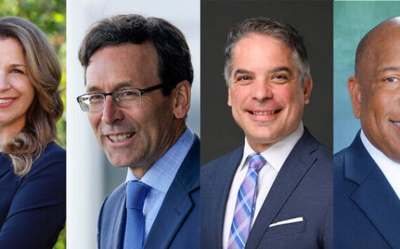 Candidates for Washington State governor, from left, Washington’s Commissioner of Public Lands Hilary Franz, Attorney General Bob Ferguson, Dr. Raul Garcia and Richland school board member Semi Bird. (Courtesy of the candidates)