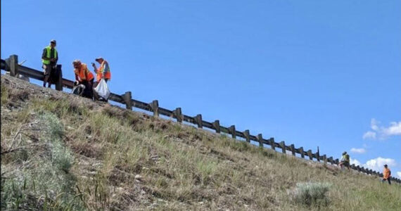 Okanogan Land Trust is calling for people to lend a hand as they clean up their stretch of Highway 97 near Crumbacher this coming Sunday as part of the Adopt-A-Highway program. <em>Submitted photos</em>