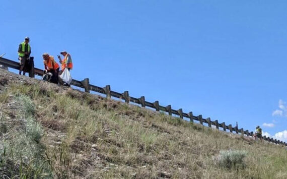 Okanogan Land Trust is calling for people to lend a hand as they clean up their stretch of Highway 97 near Crumbacher this coming Sunday as part of the Adopt-A-Highway program. <em>Submitted photos</em>